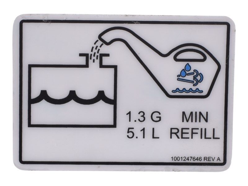DECAL,DEF MIN. REFILL VOLUME