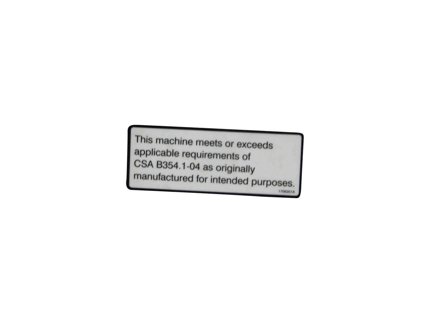 DECAL,CSA