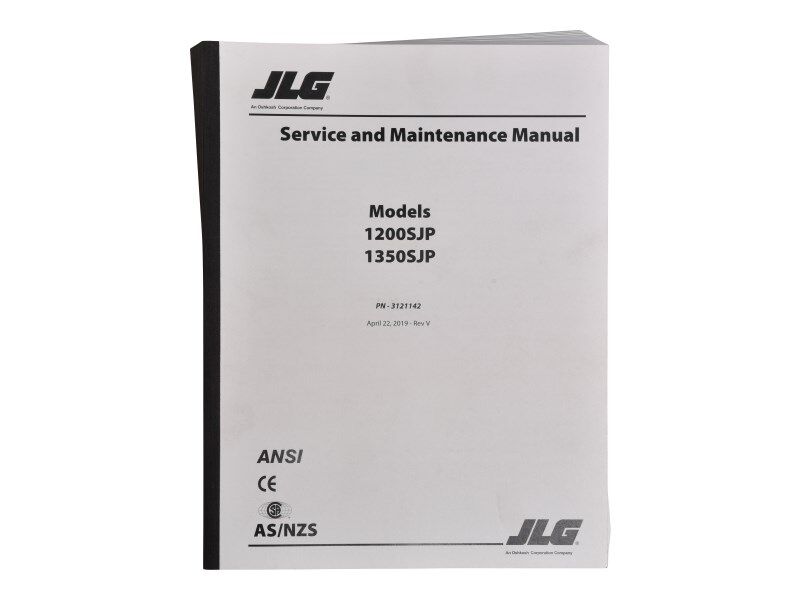 MANUAL, SERVICE 1200/1350SJP