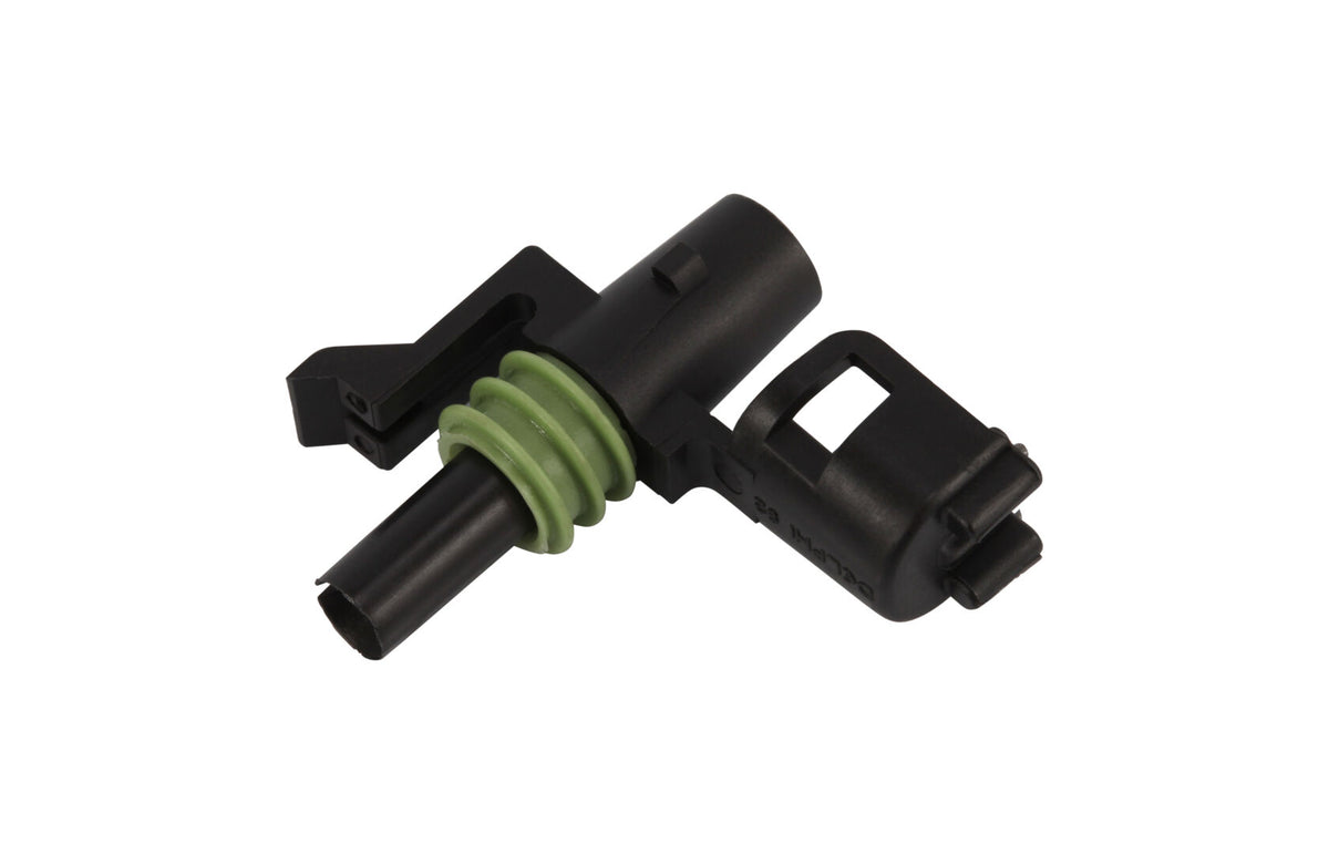 CONNECTOR, 1 WAY BLACK