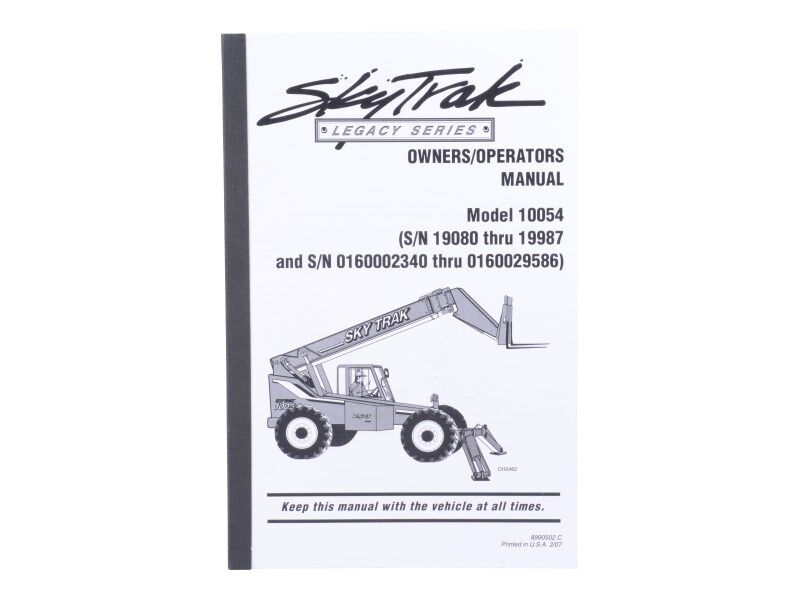 10054 OP MAN BEF SN0160029586