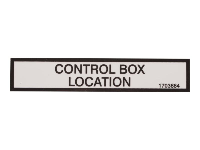 DECAL, CONT BOX LOC (DOM)