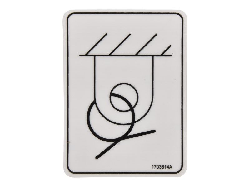 JLG® Machine Tie Down Decal