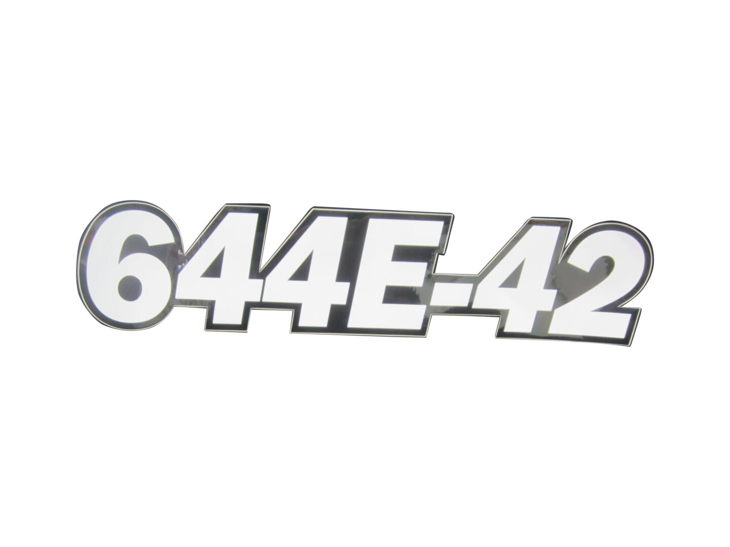 DECAL, 644E-42 MODEL NUMBER