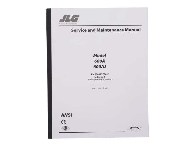 600A GBL SERVICE MANUAL