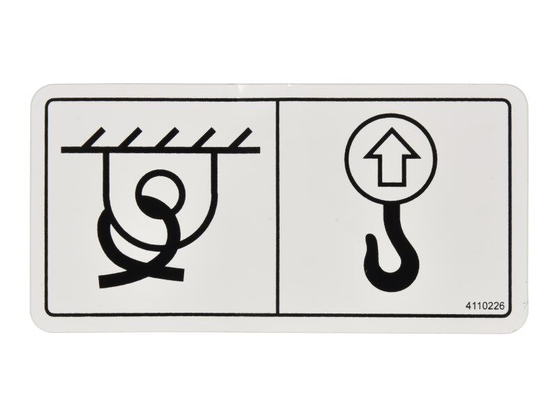 DECAL LIFT POINT/TIE DOWN
