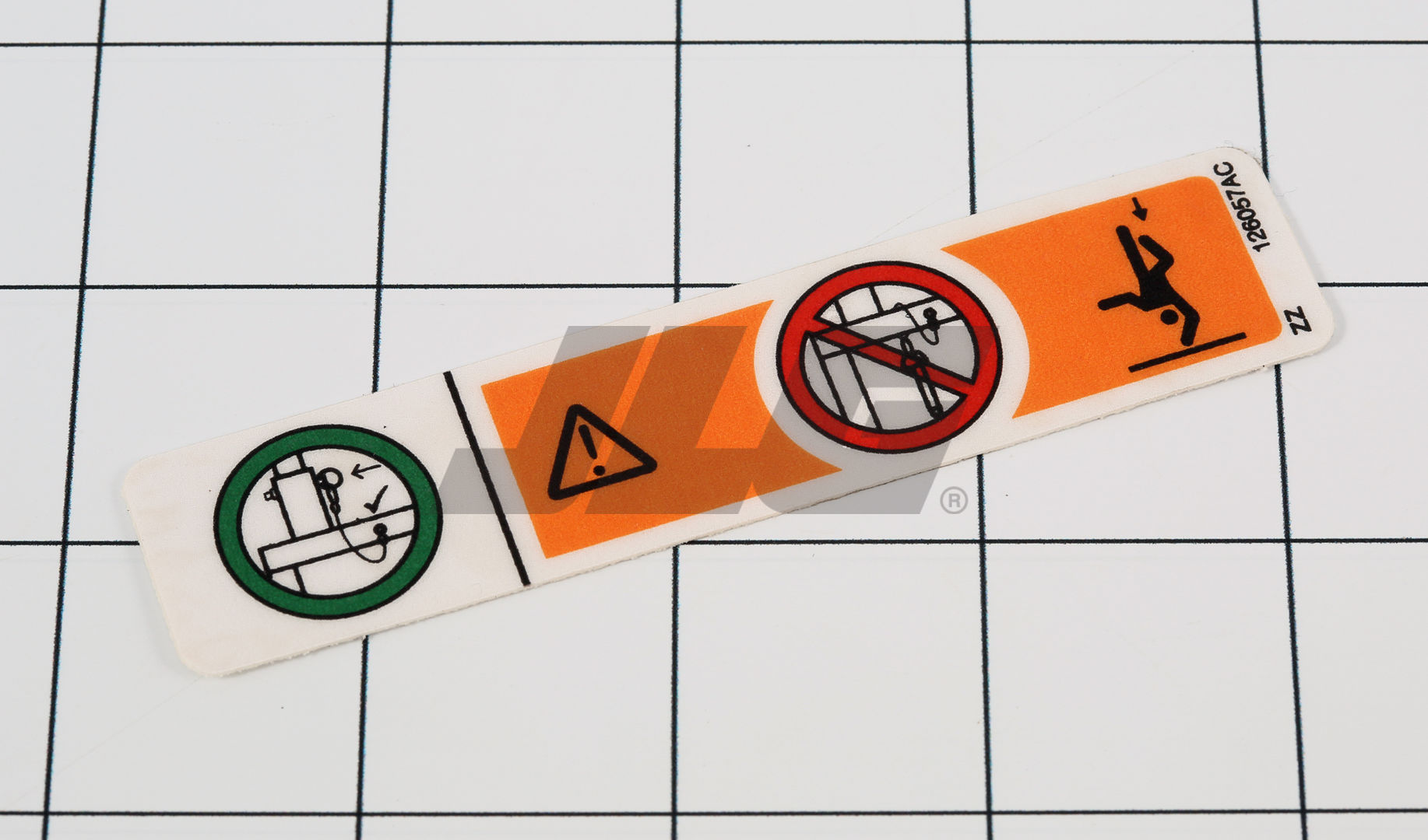SJ-FALLING HAZARD LABEL