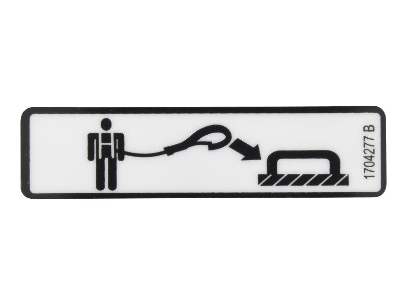 JLG¨ Attach Lanyard Decal