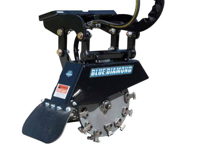 Mini Track Loader Stump Grinder