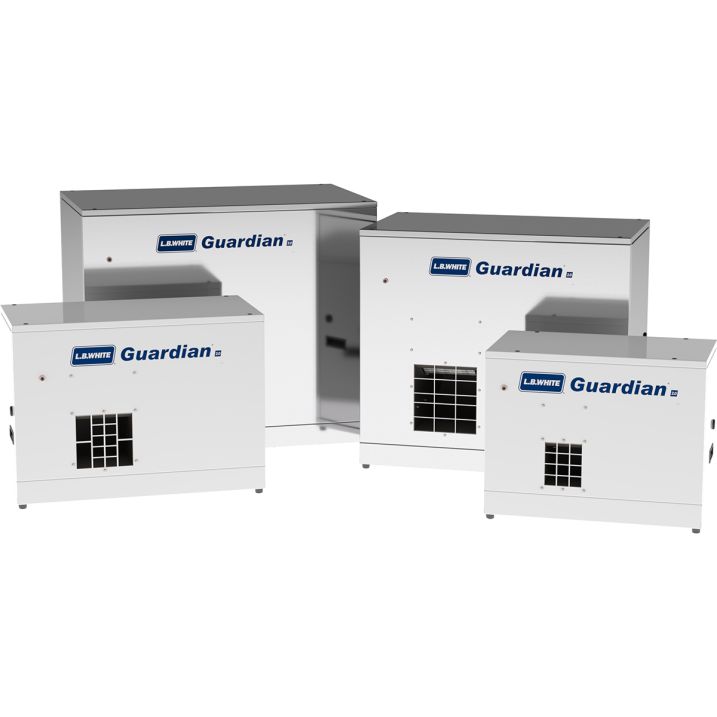 100,000 BTU Liquid Propane Direct Heater - Efficient portable heating solution for construction sites and outdoor areas