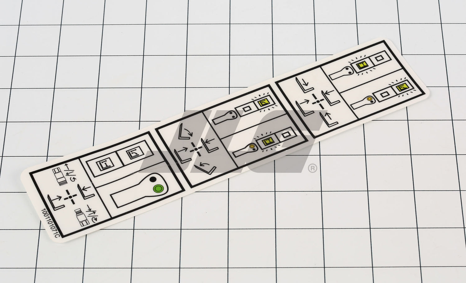 DECAL,JOYSTICK INSTRUCTIONAL