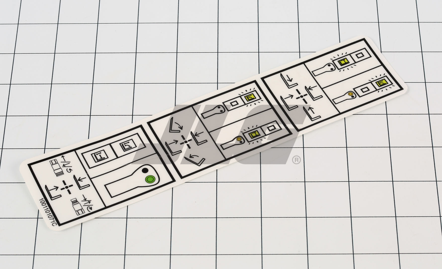 DECAL,JOYSTICK INSTRUCTIONAL