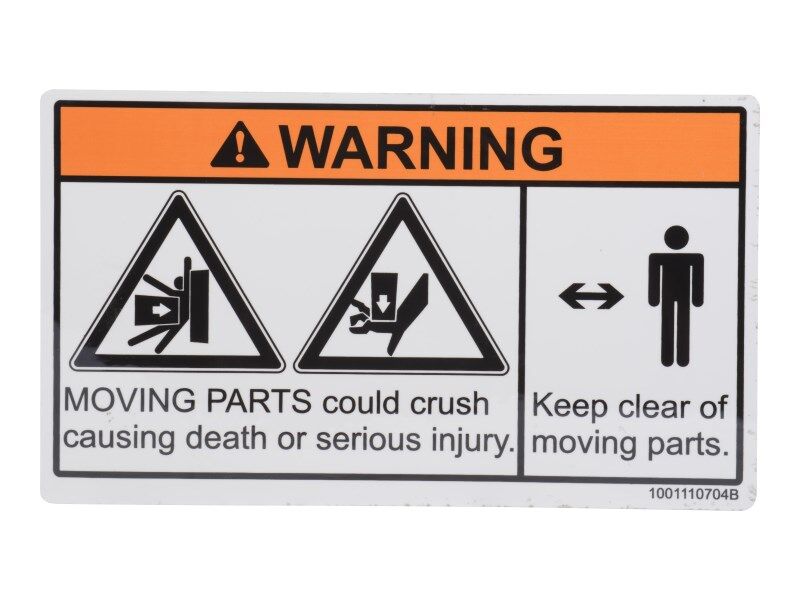 DECAL,WARNING-CRUSHING HAZARD