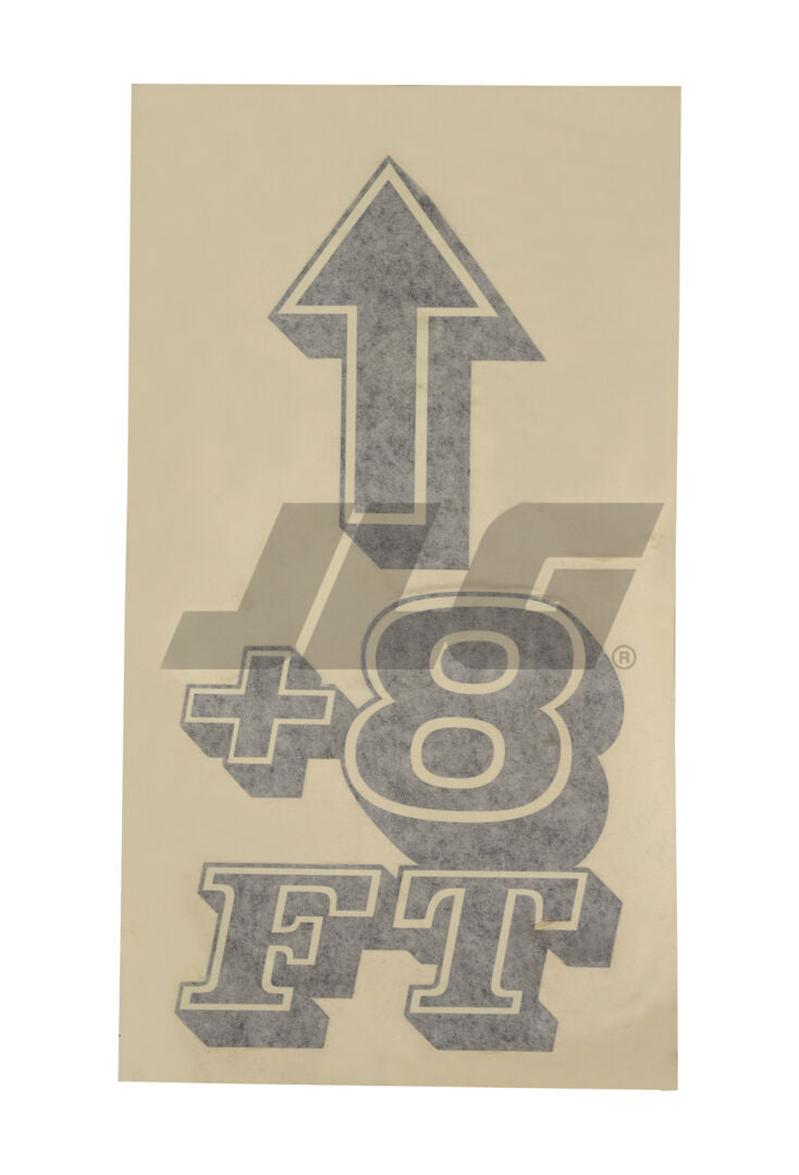 DECAL, 8 FT. TOWER