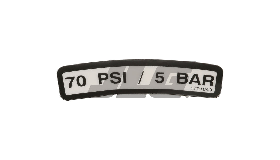 DECAL, TIRE PRESSURE