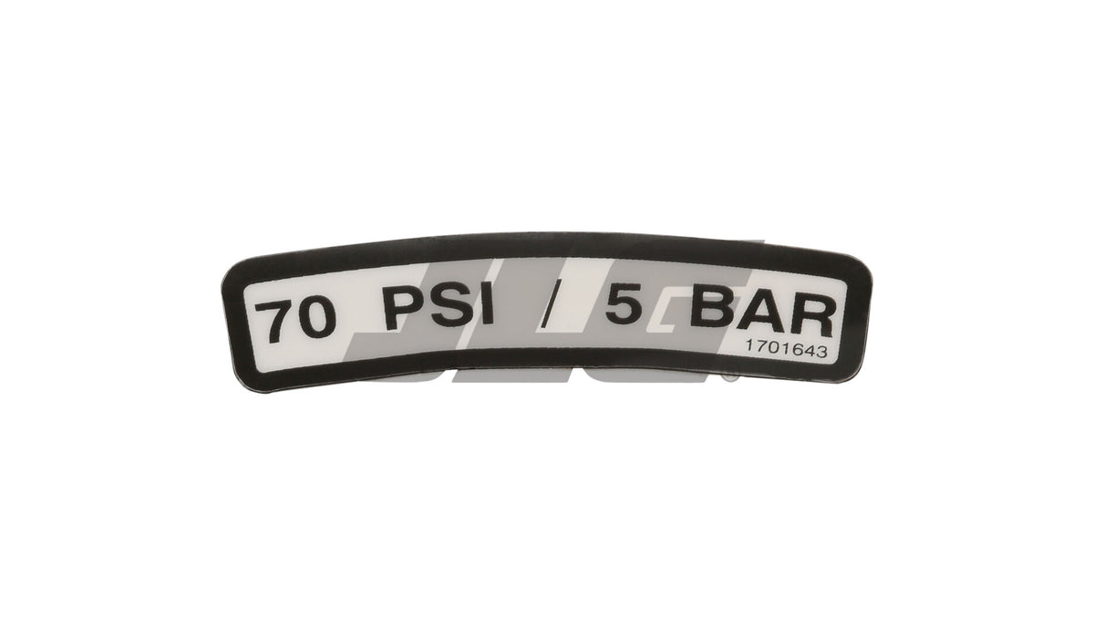 DECAL, TIRE PRESSURE