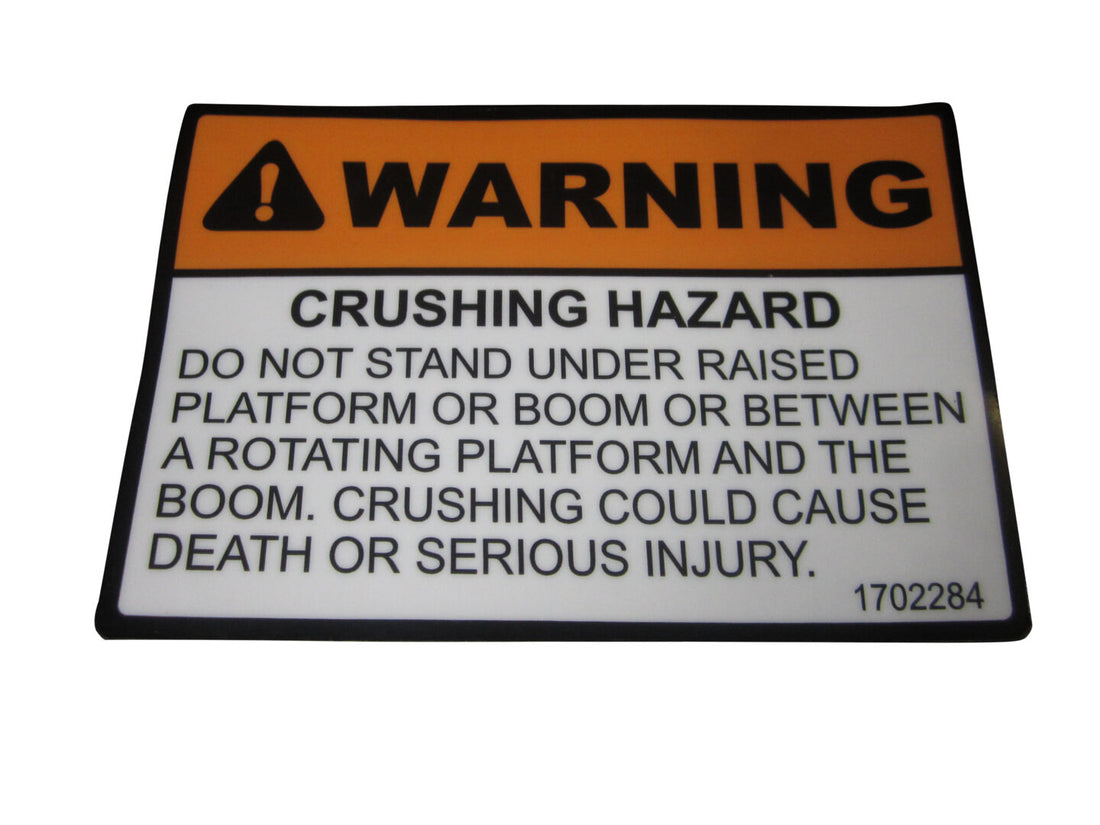 DECAL, (CRUSH HAZARD)