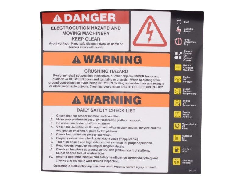 DECAL, DANGER/WARN