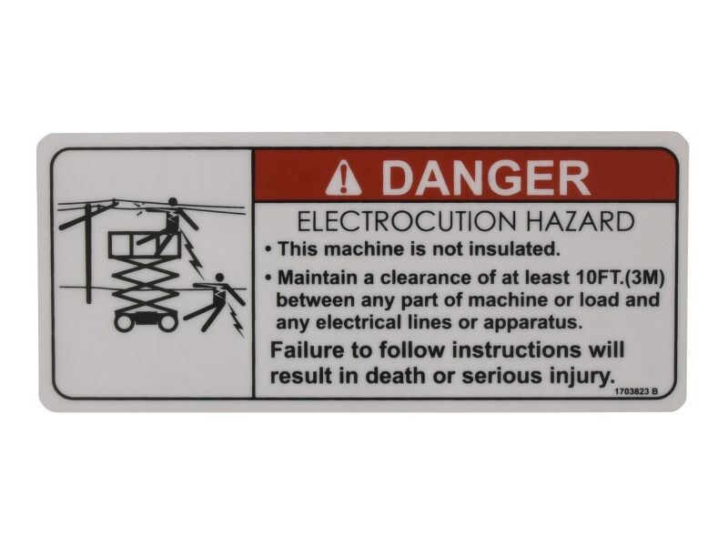 DECAL,DANGER ELECT. HAZARD