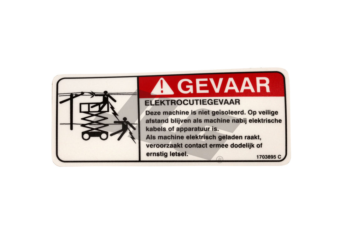 DECAL,DANGER ELECT.HAZARD (DUT