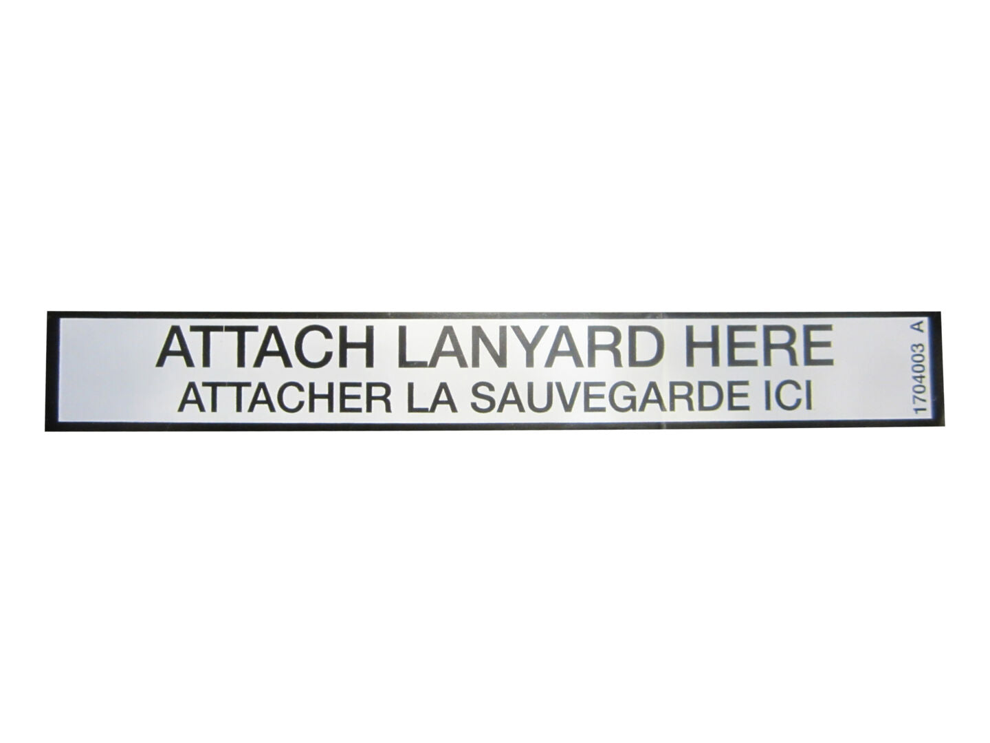 DECAL, LANYARD ATTACH (CAN)