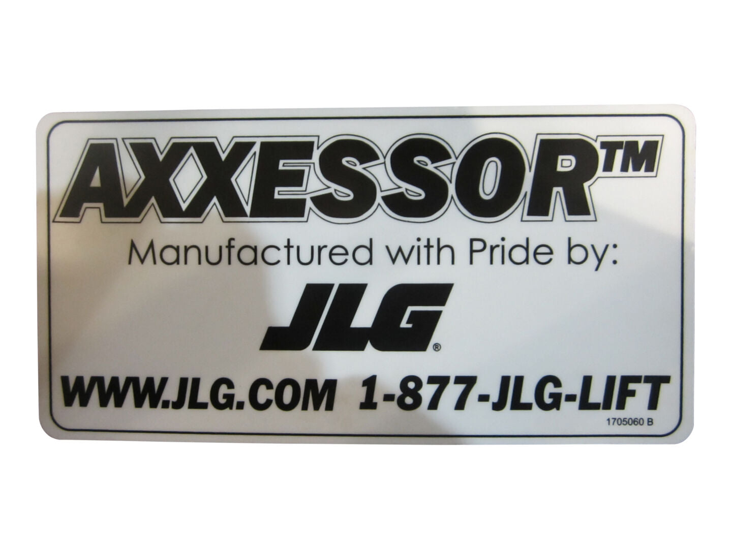 DECAL, AXXESSOR C&