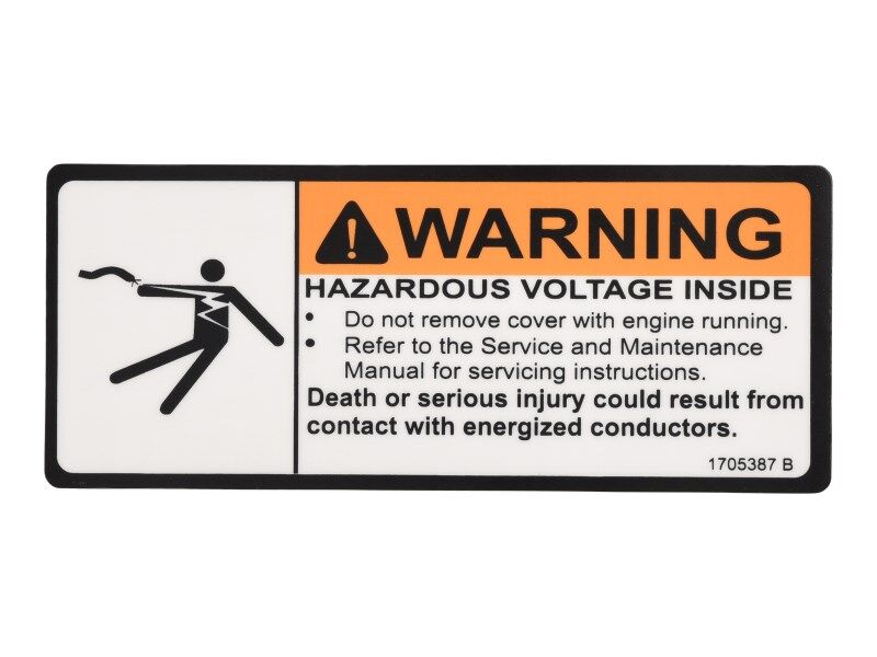 DECAL,DANGER HIGH VOLTAGE