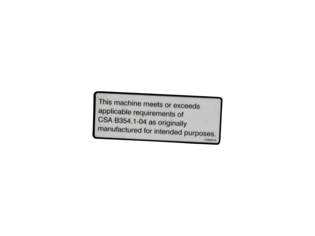 DECAL,CSA