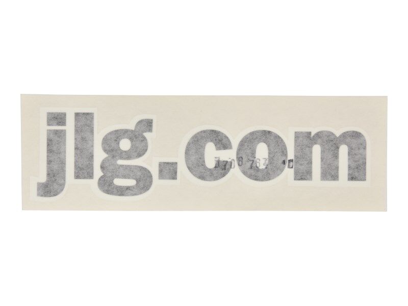 DECAL, JLG.COM 1.75IN