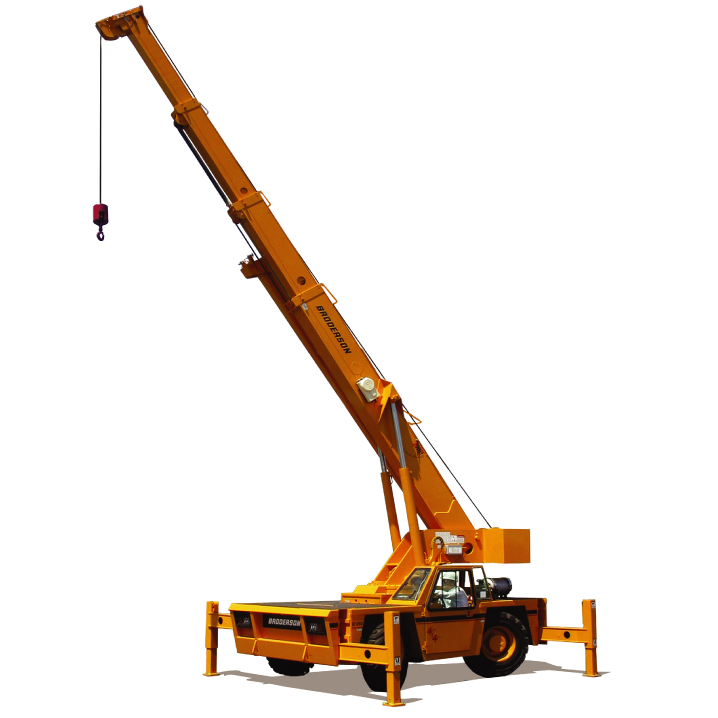 18-ton industrial crane for rent, featuring a robust steel frame and durable lifting hooks, designed for heavy-duty material handling and construction tasks.