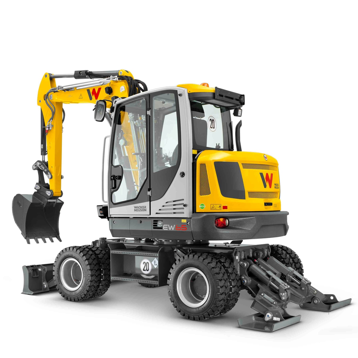 18,000lb Excavator - Wheeled