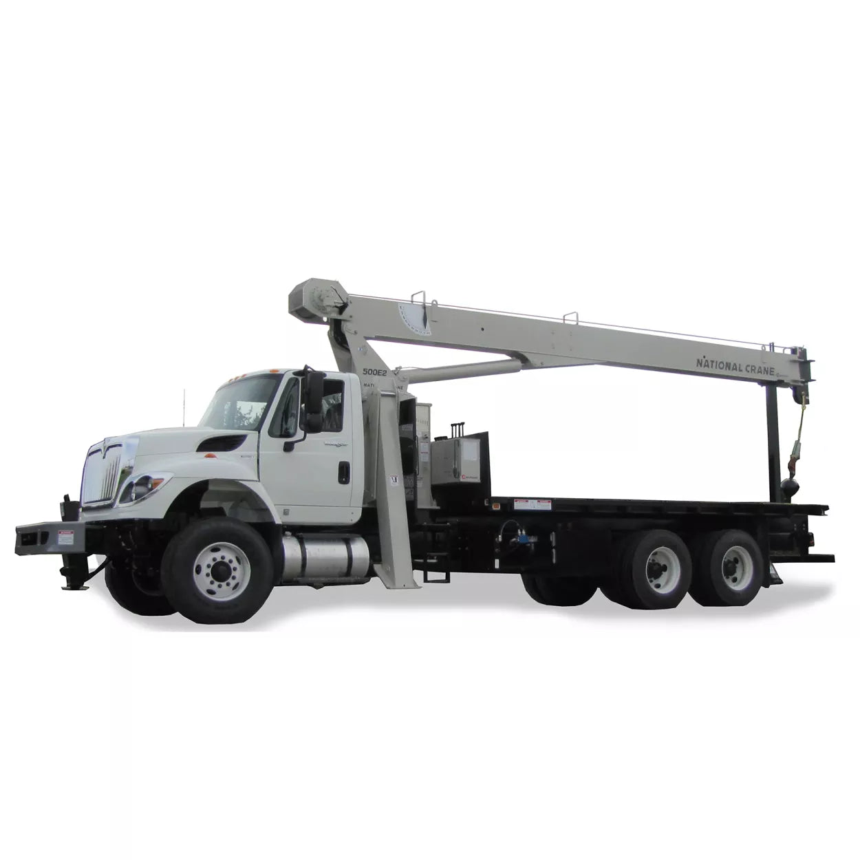 18-ton crane truck for rent with an extendable boom, heavy-duty hook, and robust frame, ideal for industrial lifting and construction projects.