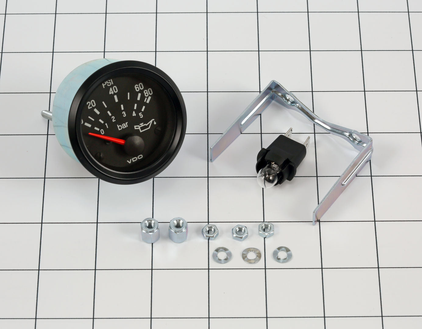 GAUGE, ENGINE OIL PRESSURE