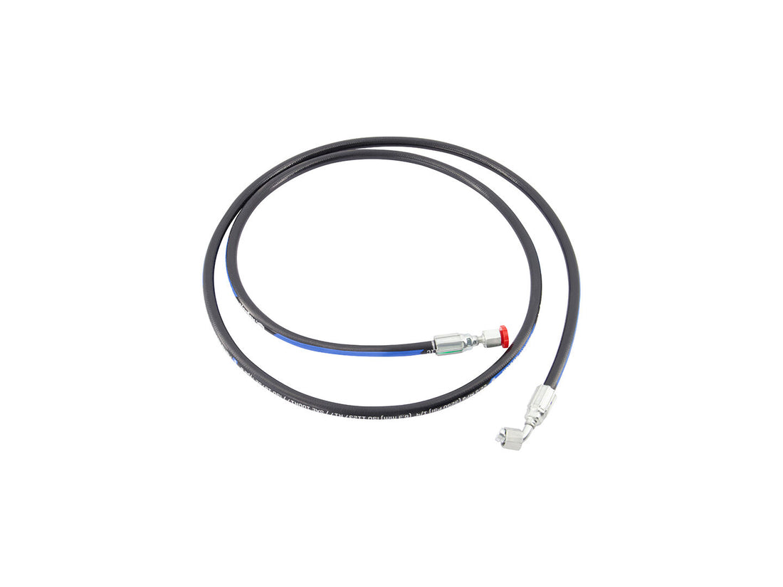 HOSE ASSY,M3K 1/4X84 STR-90d