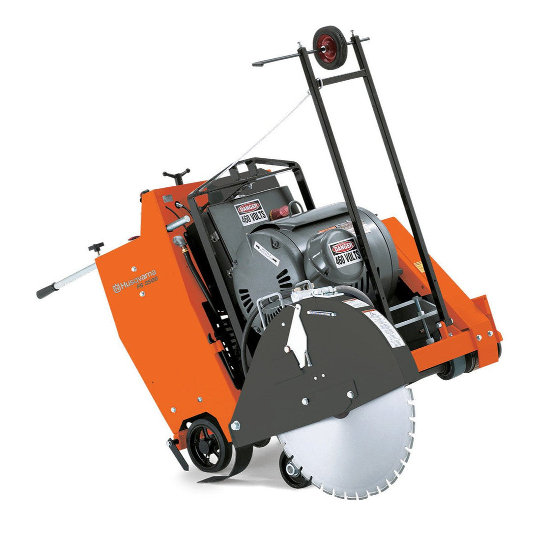 30HP Electric Walk-Behind Concrete Saw with durable build and cutting-edge performance