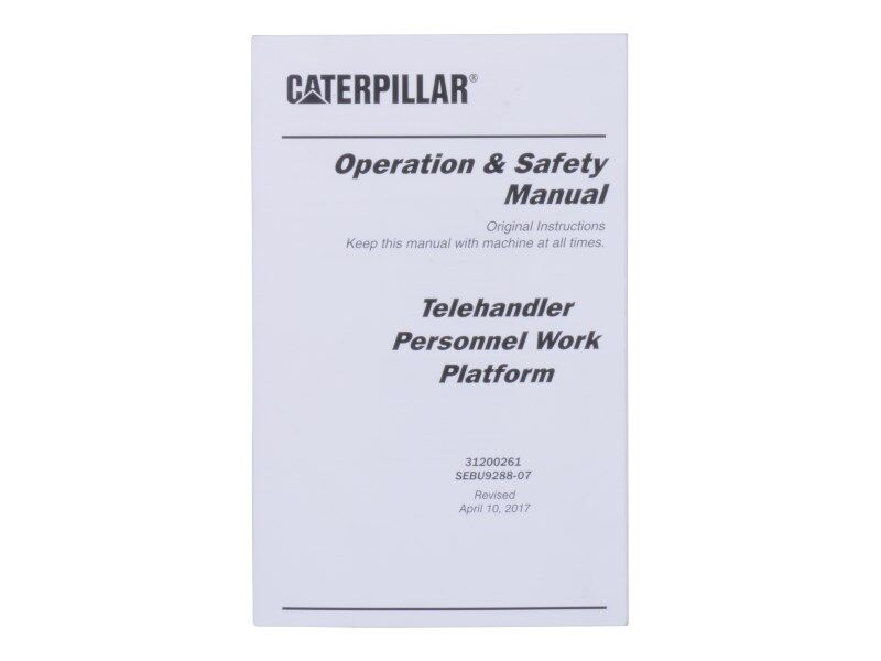 CAT PLATFORM OP MANUAL