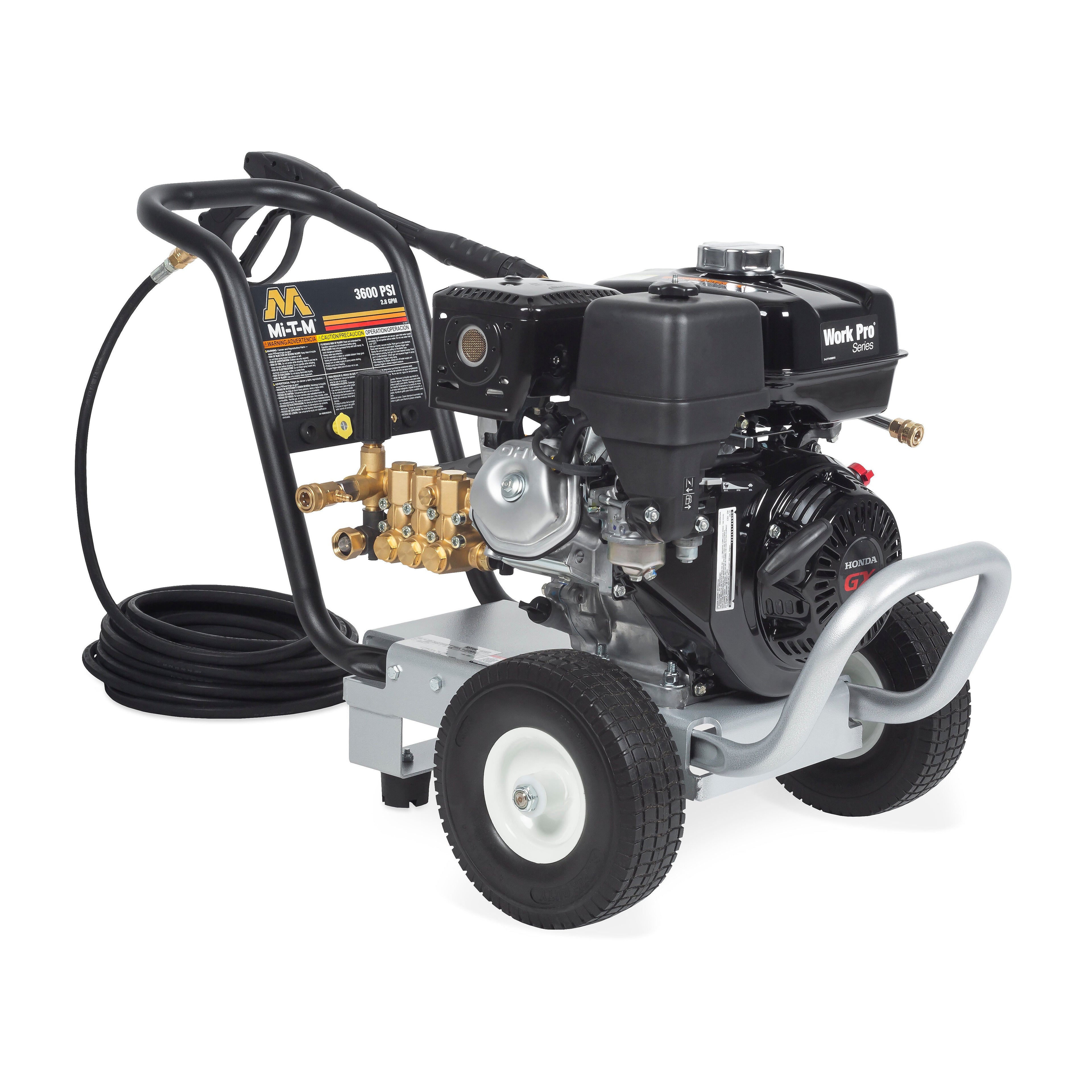 3500 PSI Cold Water Pressure Washer for rent, featuring robust construction and high-performance capabilities, perfect for heavy-duty cleaning tasks and industrial maintenance.