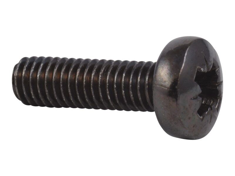 SCREW POSI-DRIVE,6 X 20 BLACK