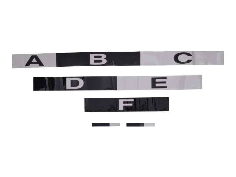DECAL BOOM EXTEND STRIPES (A-G