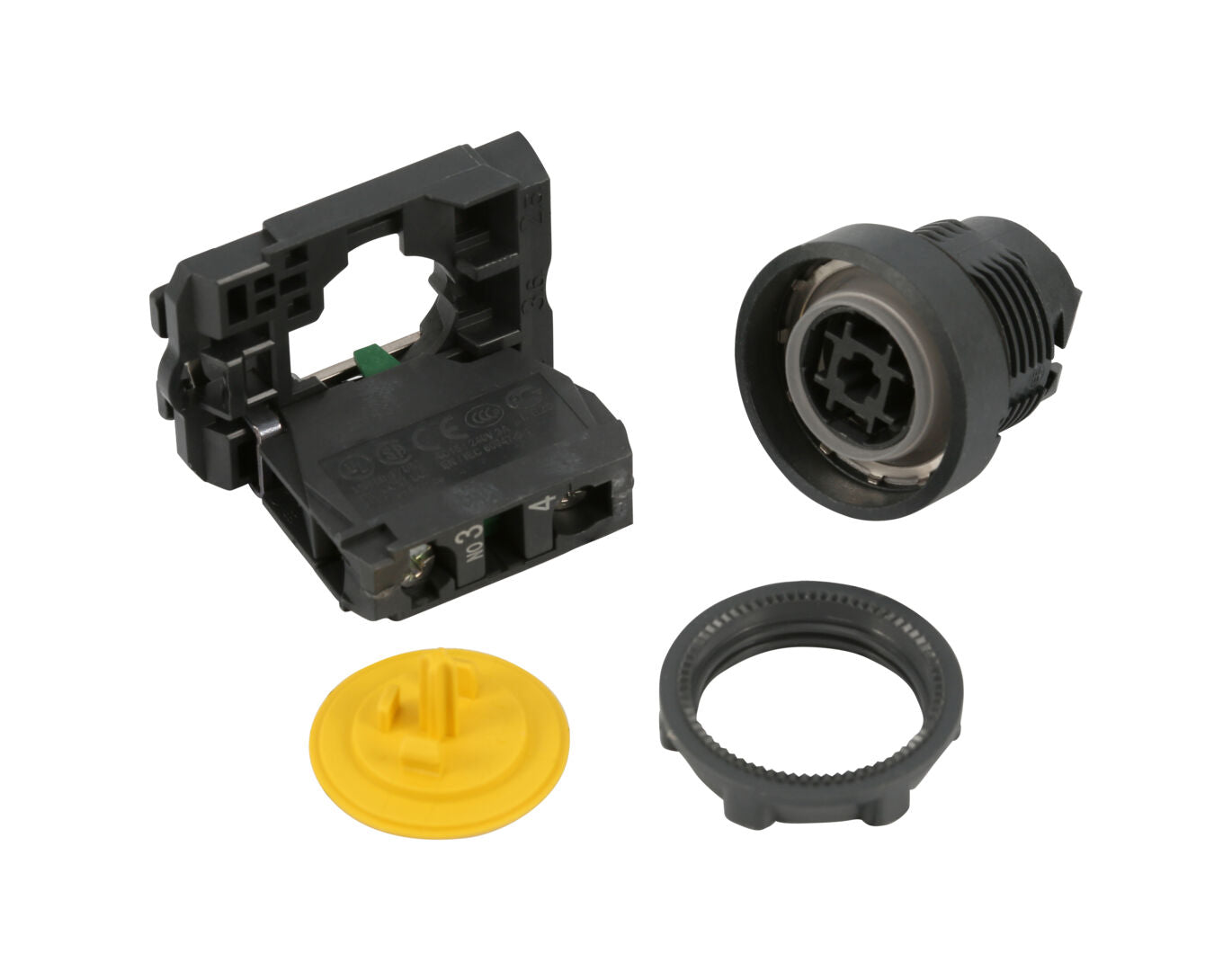 SWITCH, PUSH BUTTON (YELLOW)