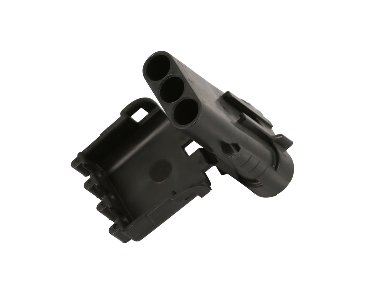 CONNECTOR, 3 WAY  BLACK