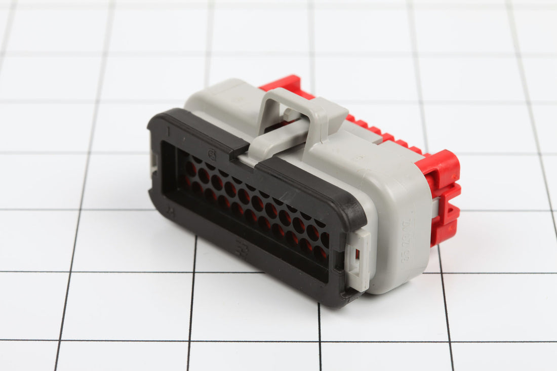 CONNECTOR, FEMALE 35 POS GRAY
