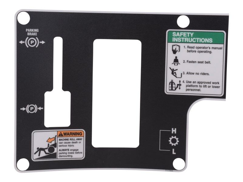 DECAL-CONSOLE L.H.