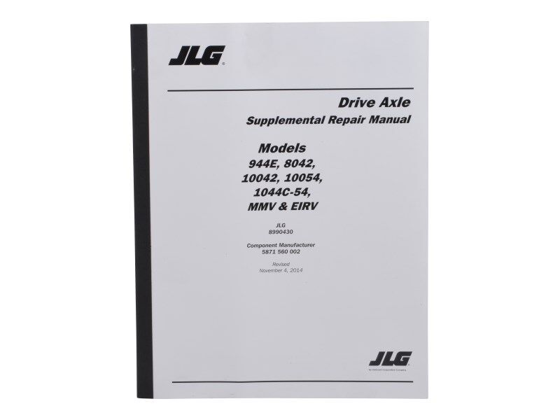 MANUAL REPAIR ZF FRONT AXLE (M