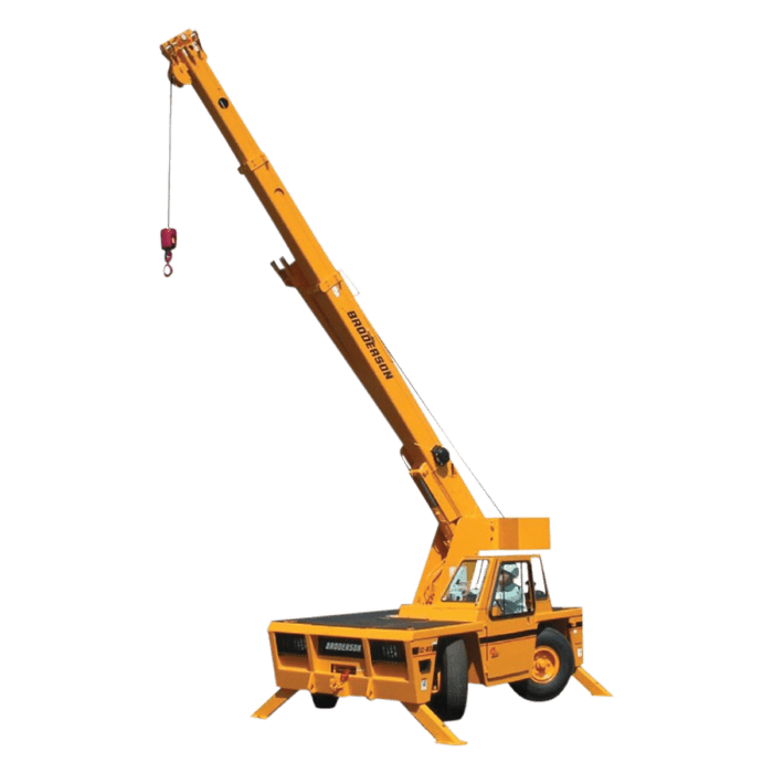 9-ton industrial crane featuring a robust metal frame, extendable boom, and heavy-duty lifting capability, ideal for large-scale construction projects and material handling in industrial sites.