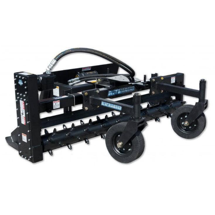 Mini Track Loader  Power Box Rake