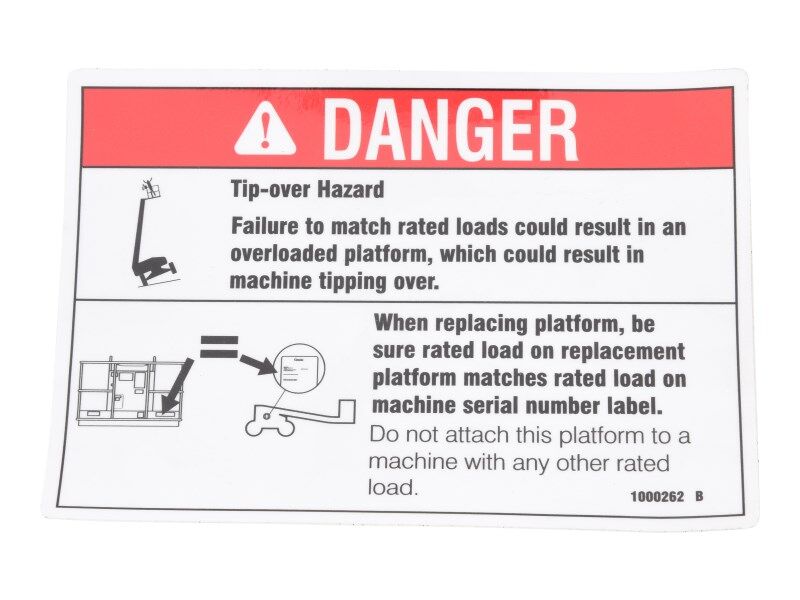 GN-DECAL,DANGER,TIP-OVER,PLAT