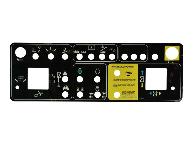 GN-DECAL,PLTFM CNTRL PANEL