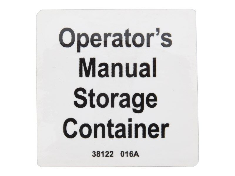 GN-DECAL,OM STORAGE