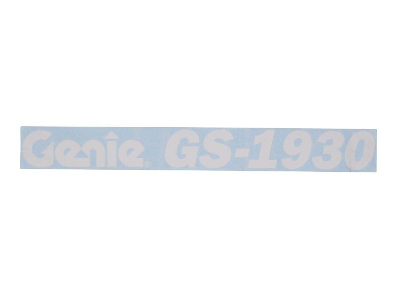 GN-DECAL,GENIE GS-1930